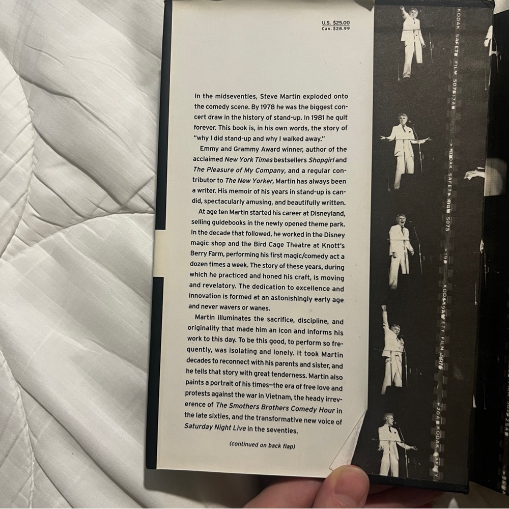 Born Standing Up hardcover book by Steve Martin - Picture 3 of 4